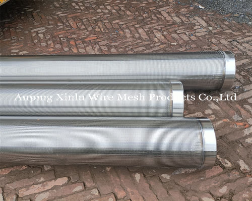 1000-3000-6000 mm wedge draad schermpijp met 3x4.6 mm draad voor het boren buisput en afvalwater verwerking