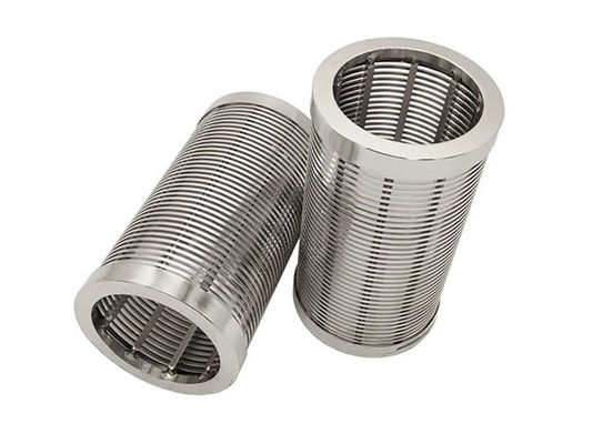 Waterput scherm van roestvrij staal Johnson-type filter scherm met draadverbinding