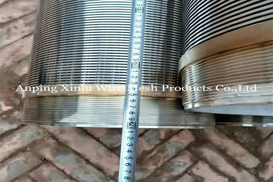 219mm Johnson Spiral V Draad Ontwatering van waterput Schermpijp Geen magnetisch polijsten Voor grondwaterpomp