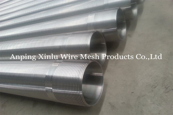 10ft Roestvrij staal 304 Johnson Wedge Wire Screen Tubes-Groef 0,040