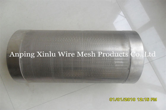 10ft Roestvrij staal 304 Johnson Wedge Wire Screen Tubes-Groef 0,040