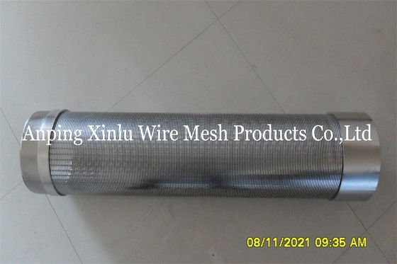 Johnson Wedge Wire Continuous Slot-het Schermpijp voor Grondwater