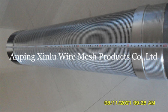 Johnson Wedge Wire Continuous Slot-het Schermpijp voor Grondwater