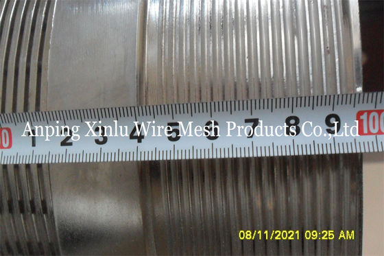 Johnson Wedge Wire Continuous Slot-het Schermpijp voor Grondwater