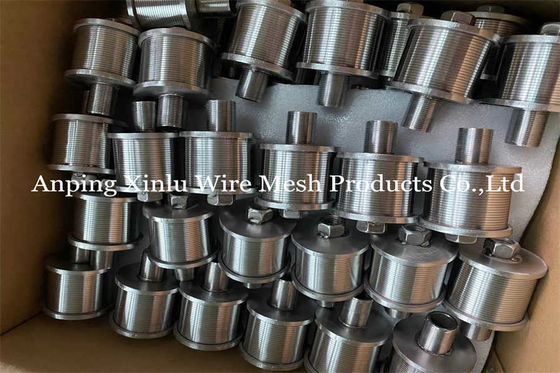 SS316L het scherm Johnson Water Filter Nozzles For Sugar Mill Plant