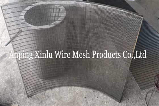 0.75mm Groef V Draad Johnson Sieve Bend Screen 900 x 1300 met Kader 5 x 20mm