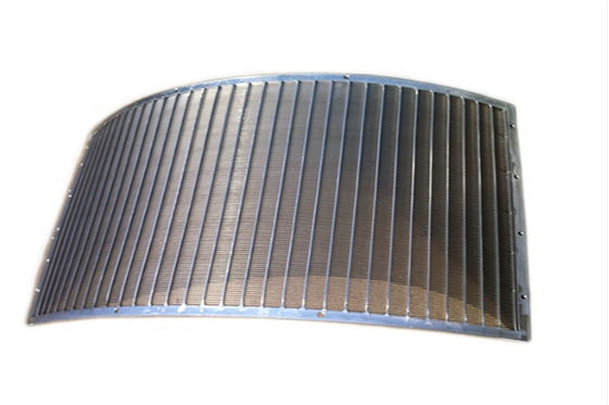 316L zeefbuig-scherm voor trommelschermen 2.0x 10 mm steunbalk bij de verwerking van cassave