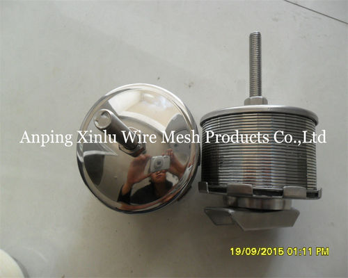 Dubbelstroom Johnson Wedge Draad Hastelloy C Filter Sproeier 300PSI Met Schroef M10