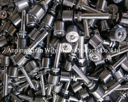 2 Ton Long Neck SS316L Johnson Wire Wrapped Screen Nozzle met ingepast NPT