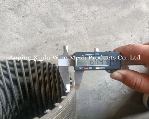 Standaard wedge draad schermpijp voor olie gas met 3x6mm draad en ECW ondersteuning constructie