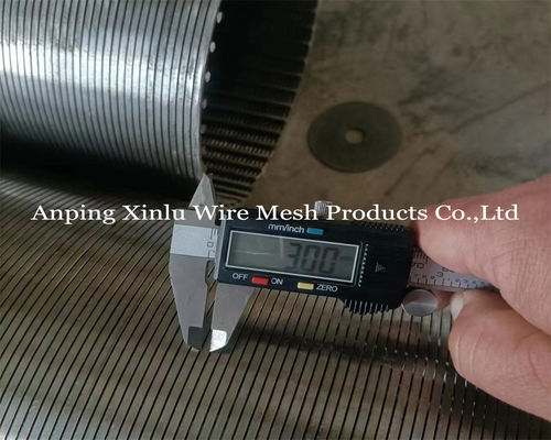 Standaard wedge draad schermpijp voor olie gas met 3x6mm draad en ECW ondersteuning constructie