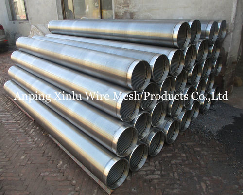 1000-3000-6000 mm wedge draad schermpijp met 3x4.6 mm draad voor het boren buisput en afvalwater verwerking