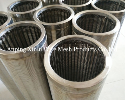 Geweld 316L wedge draad Johnson filter kaarsen met economische voordelen voor chemische verwerking