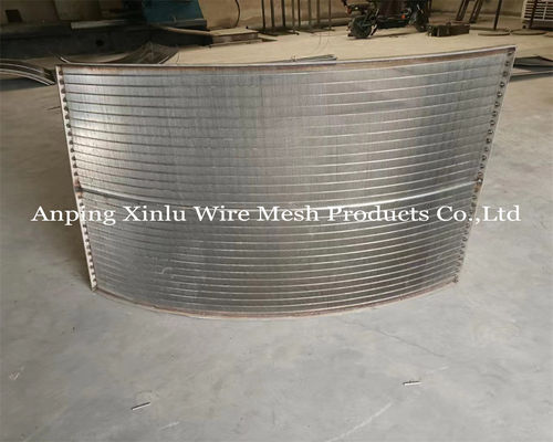 Wedge Wire Johson Sieve Bend Screen voor de zetmeelindustrie met 5x20mm frame
