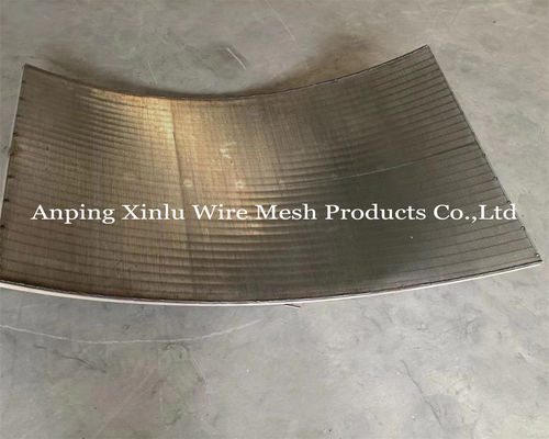 Wedge Wire Johson Sieve Bend Screen voor de zetmeelindustrie met 5x20mm frame
