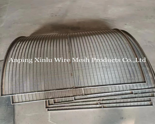 Wedge Wire Johson Sieve Bend Screen voor de zetmeelindustrie met 5x20mm frame