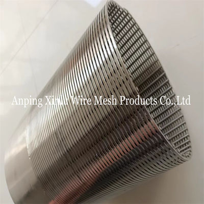 Filtercartridges Wedge Wire Sand Control Johnson Screen Tube Spiral Wire Strainer Pipe Voor Pump Filtratie