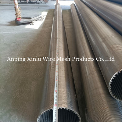 2.2x3.5mm(#93) Wedge Wrapped Wire Johnson Continuous Slot Water Well Screen Pipe 1&quot; tot 20&quot;
