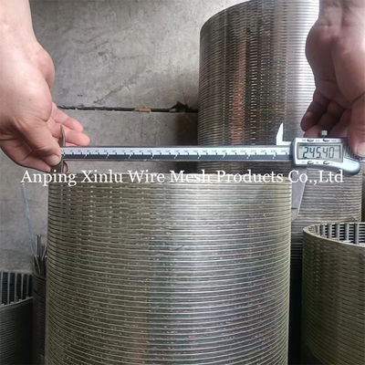 2.2x3.5mm(#93) Wedge Wrapped Wire Johnson Continuous Slot Water Well Screen Pipe 1&quot; tot 20&quot;
