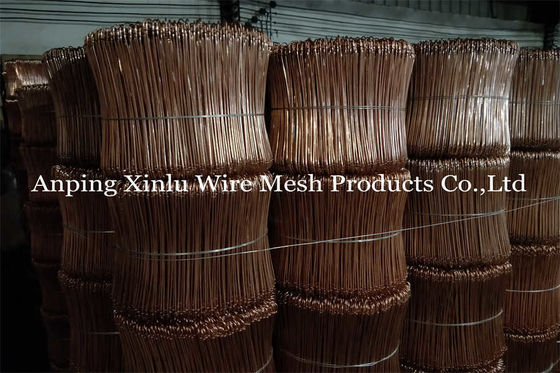 Secure Copper Double Loop Twins Wire Ties 1.0mm x 200mm x 1000pcs per bundel - Twins Wire Double Loop Binding