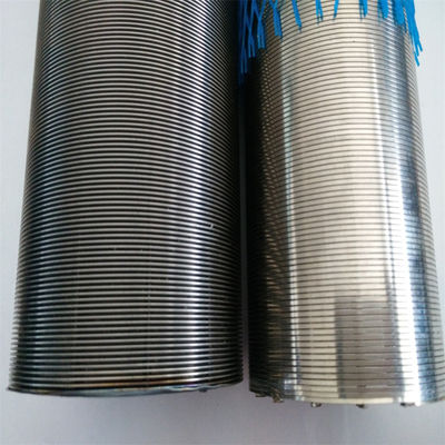 Zuivere ronde 316L draad omwikkeld Johnson Screen Tube diameter 33-300mm voor sap en bier filter behandeling
