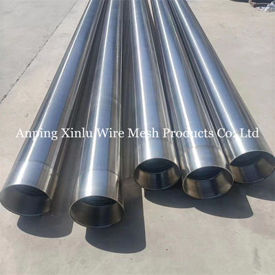 2.9m / 5.9m Standaardlengte V Draad Wrapped Continuous Slot Johnson Screen Pipe voor Container Length