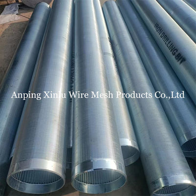 Low Carbon Galvanized V Wire Wrapped Johnson Screen Pipe Φ5.5mm Ronde Steunstaven Q235 Professional