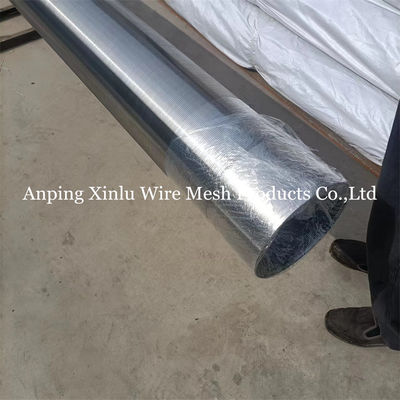 Op maat gemaakte roestvrij staal zonder magnetische V-draad Wedge draad Wrapped Screen Pipe met slotgrootte 0,05-10,0 mm