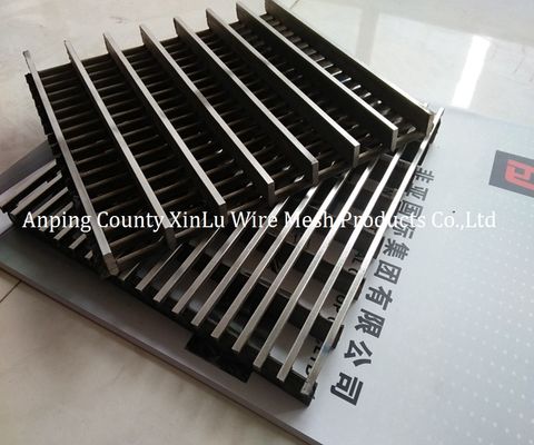 Acid Washing Wedge Wire Screen Panel met profiel van 2,5x4 mm en steunstaaf van 27 mm