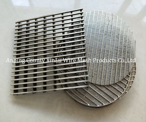High-Performance Fruit Juice Filtration Wedge Wire Screen Panel met een dikte van 3-20 mm