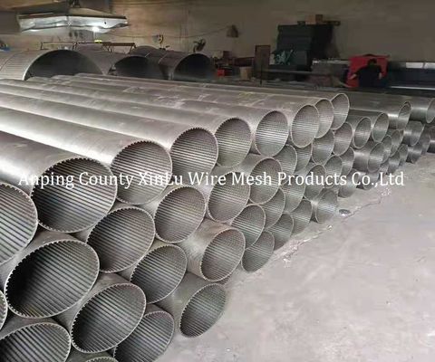 Gewikkelde draad 2.2x3.5mm roestvrij staal Johnson Well Strainer Tube voor Well Filtration
