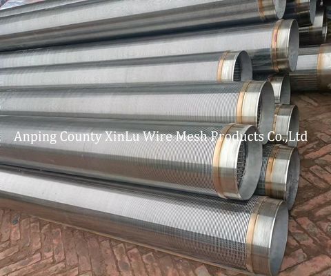 NPT Fitting Water Well Screen Pipe met 200 PSI druk en 0,05 mm tot 10 mm slot grootte