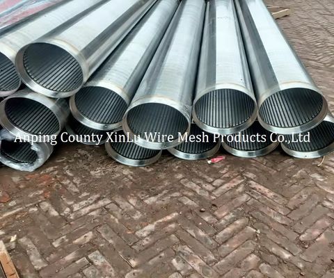NPT Fitting Water Well Screen Pipe met 200 PSI druk en 0,05 mm tot 10 mm slot grootte