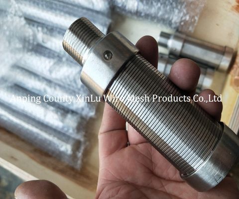 De Filterpatroon Electropolished V het Draadscherm 25 - 108mm Dia van het kaarsroestvrije staal