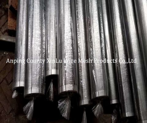 Schermen 6-5/8“ 8-5/8“ Dia Electropolishing Filter Screen Tube de driehoekige van de Draadomslag