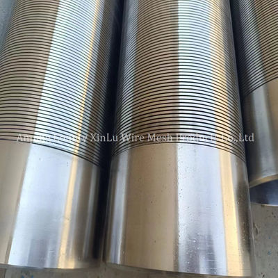 Continu slot 0,020&quot; 0,040&quot; 0,060&quot; Sand Control Johnson Draad Water Well Screen Pipe