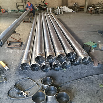Stainless Steel Sand Control Johnson Wire Screen Tube voor het boren met oliepompen