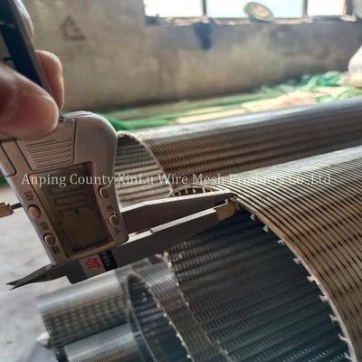 Precision Wedge Wire Continuous Slot Sand Control Screens Gesolde Baffle Rings Verbinding