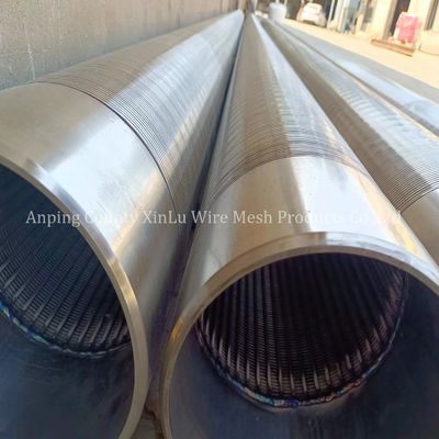 Precision Wedge Wire Continuous Slot Sand Control Screens Gesolde Baffle Rings Verbinding