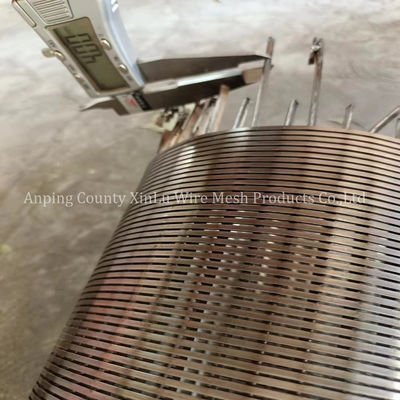 Precision Wedge Wire Continuous Slot Sand Control Screens Gesolde Baffle Rings Verbinding