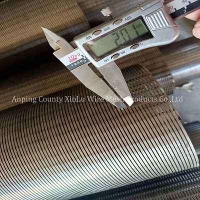Precision Wedge Wire Continuous Slot Sand Control Screens Gesolde Baffle Rings Verbinding