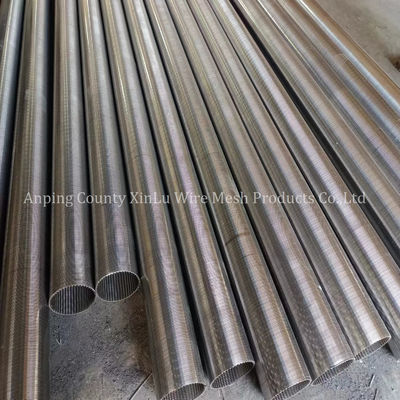 Precision Wedge Wire Continuous Slot Sand Control Screens Gesolde Baffle Rings Verbinding