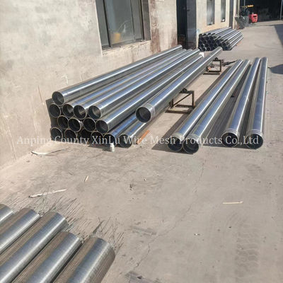 Roestvrij staal 201 205 321 304 304L 316 316L Sand Control Wedge Wire Oil Well Screen Tube Strainer Pipe