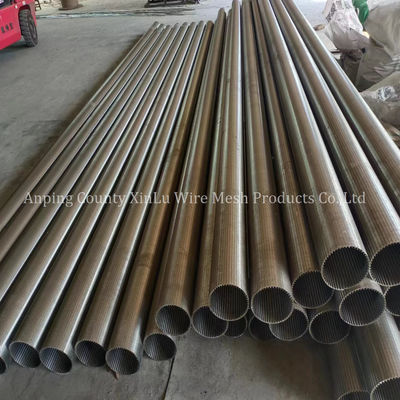 Roestvrij staal 201 205 321 304 304L 316 316L Sand Control Wedge Wire Oil Well Screen Tube Strainer Pipe