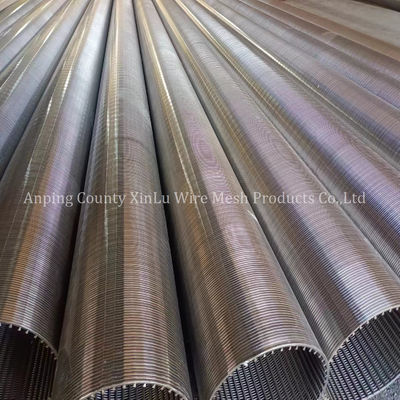 Roestvrij staal 201 205 321 304 304L 316 316L Sand Control Wedge Wire Oil Well Screen Tube Strainer Pipe