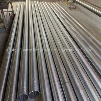 Roestvrij staal 201 205 321 304 304L 316 316L Sand Control Wedge Wire Oil Well Screen Tube Strainer Pipe