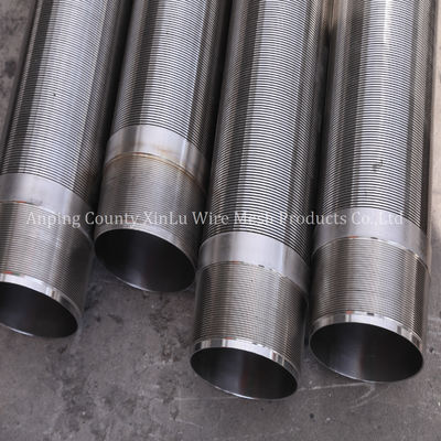 14&quot; waterputfilter Johnson schermpijp met omwikkelde draad 3x6mm pas NPT voor het boren van grondwaterput