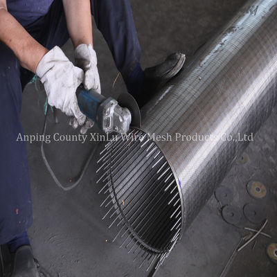 14&quot; waterputfilter Johnson schermpijp met omwikkelde draad 3x6mm pas NPT voor het boren van grondwaterput