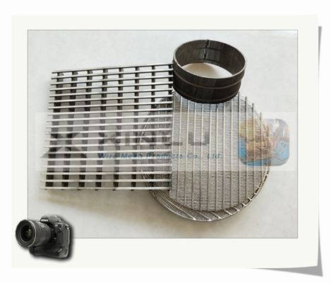 Wigdraad 100 Mesh Filter Screen Stainless Steel voor Waterbehandeling die wordt aangepast