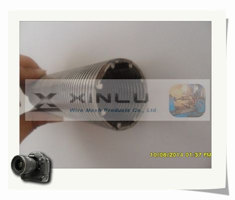 Het Gemakkelijke Schoonmaken van Johnson Vee Wedge Wire Screen Tube FITO SS304 SS316